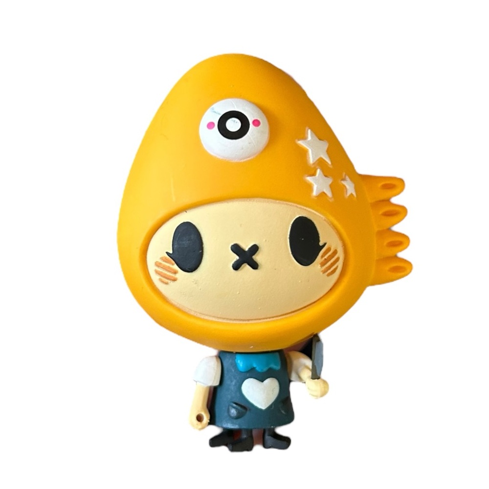 Kidrobot x Tado Cannibal Funfair Series Yellow Maud Vinyl Art Toy Figure + Box - Picture 1 of 11